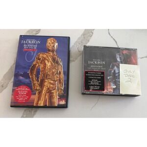 Michael Jackson HIStory on Film Vol II DVD & HIStory Book I Missing Disc 1